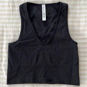 Athleta ribbed cropped tank